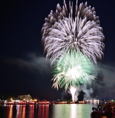 川開き観光祭の花火