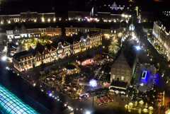 アムステルダムエリアの夜景