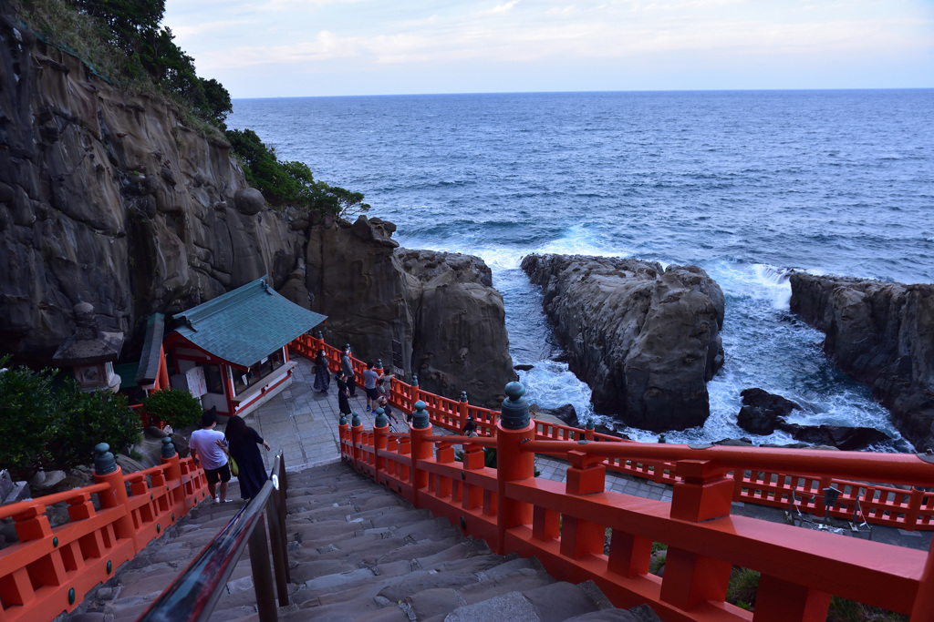 海沿いにある神社