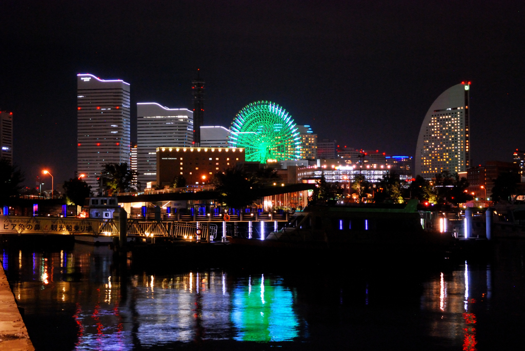 みなとみらいの夜景