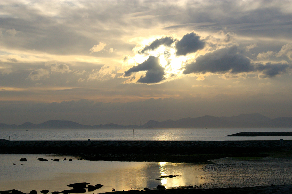 焼野ビーチの夕焼け２
