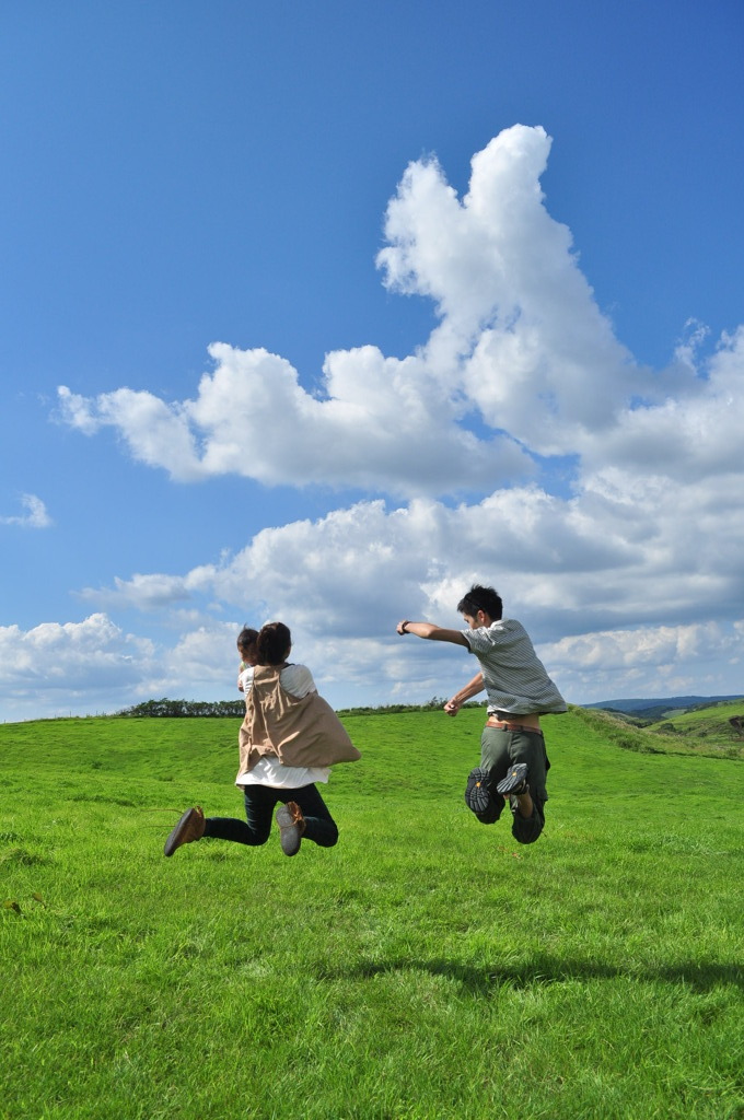 母と子と父２
