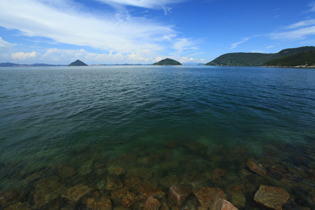 真夏の瀬戸内海