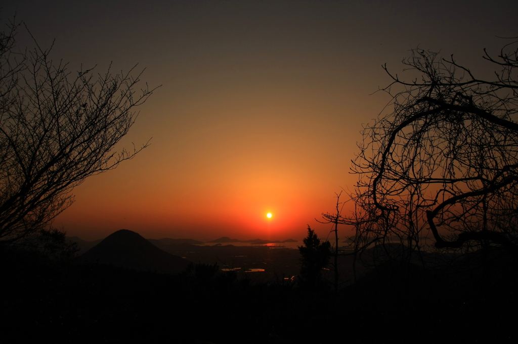 讃岐の夕焼け