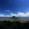 夏空と讃岐平野