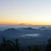 富士山５合目からの朝日１