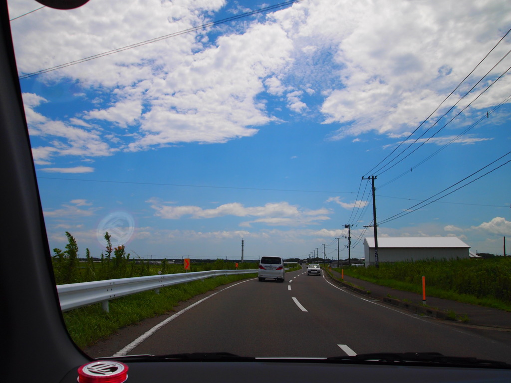 車内から4