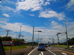 車内から2