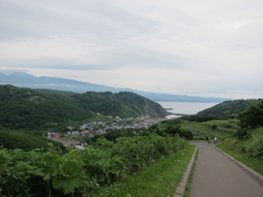 積丹岬の下りより
