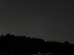 小樽　天狗山からの星空