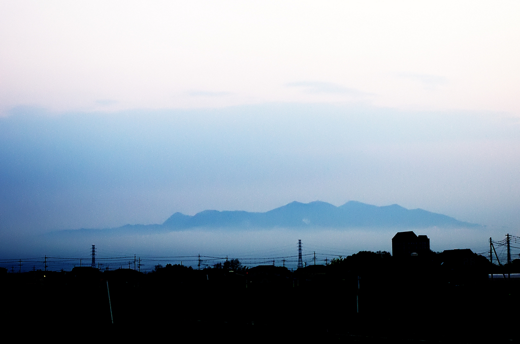 浮かぶ赤城