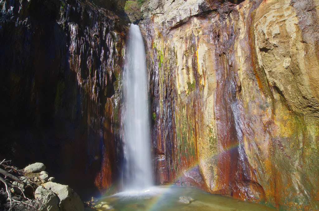 豪瀑！秘瀑！そして虹～草津・常布の滝～