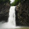 台風後の苗名滝