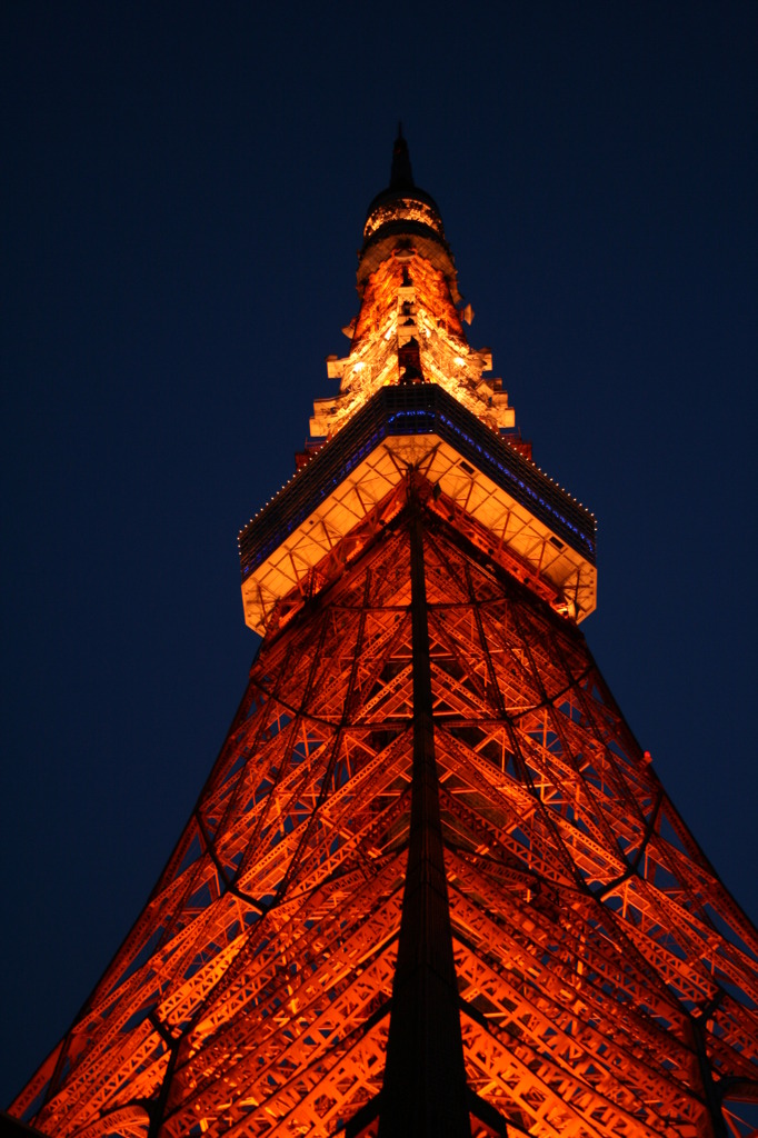 夜の東京タワー