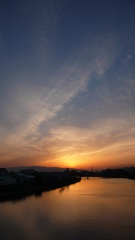 夕暮れ時の静かな時間