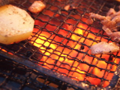 バーベキュー後のお楽しみ