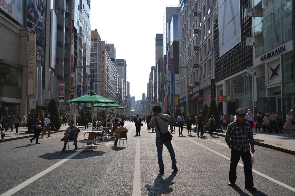 銀座のカメラ小僧