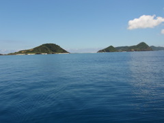慶良間方面の海です
