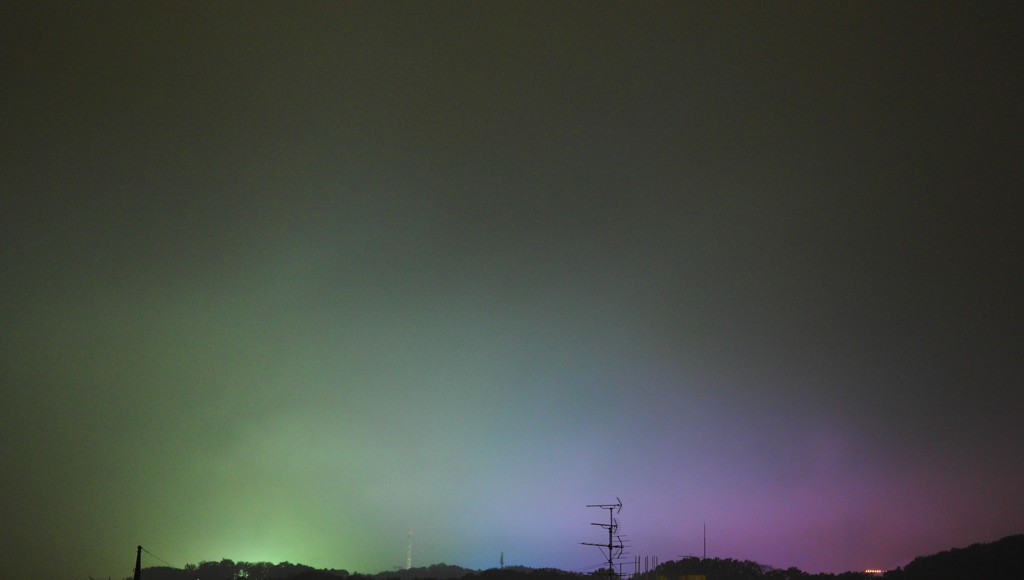 久しぶりのオーロラ