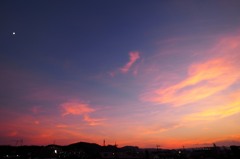 夕焼けの境