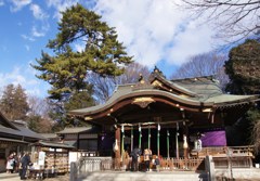 布多天神社の拝殿