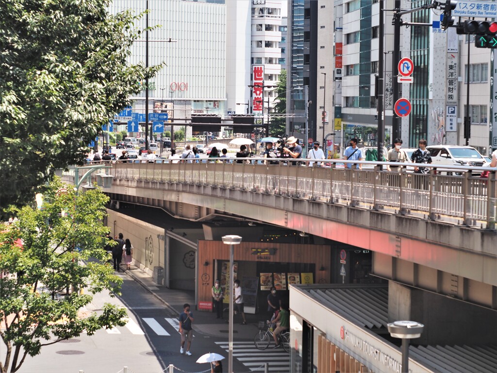 新宿駅南口跨線橋