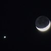月と金星が大接近
