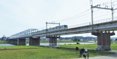 多摩川河川敷