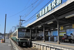 この大きな駅名表示は