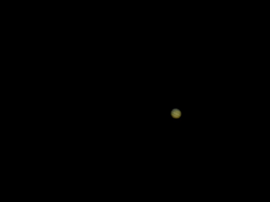 木星の縞模様を捉えた！