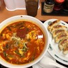 大宮担々麺(＋激辛味噌)と餃子セット