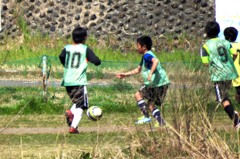 東京のサッカー少年