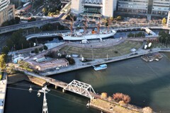 日本丸と汽車道