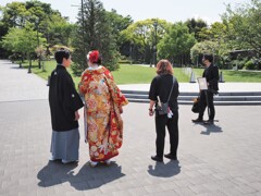 アメリカ山公園の花嫁