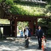 七五三祝いのパパも