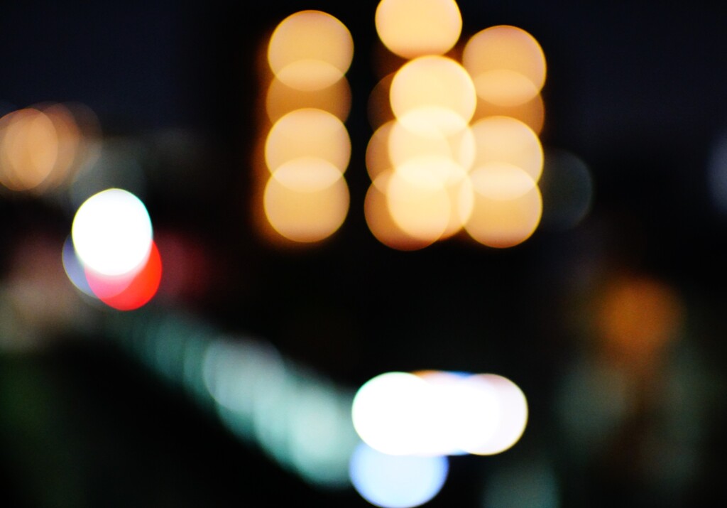 バブルボケまではいかないけれど