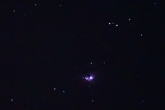 ホットな夜のオリオン大星雲
