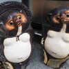 信楽焼のタヌキ