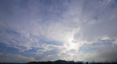 洗いたての秋空