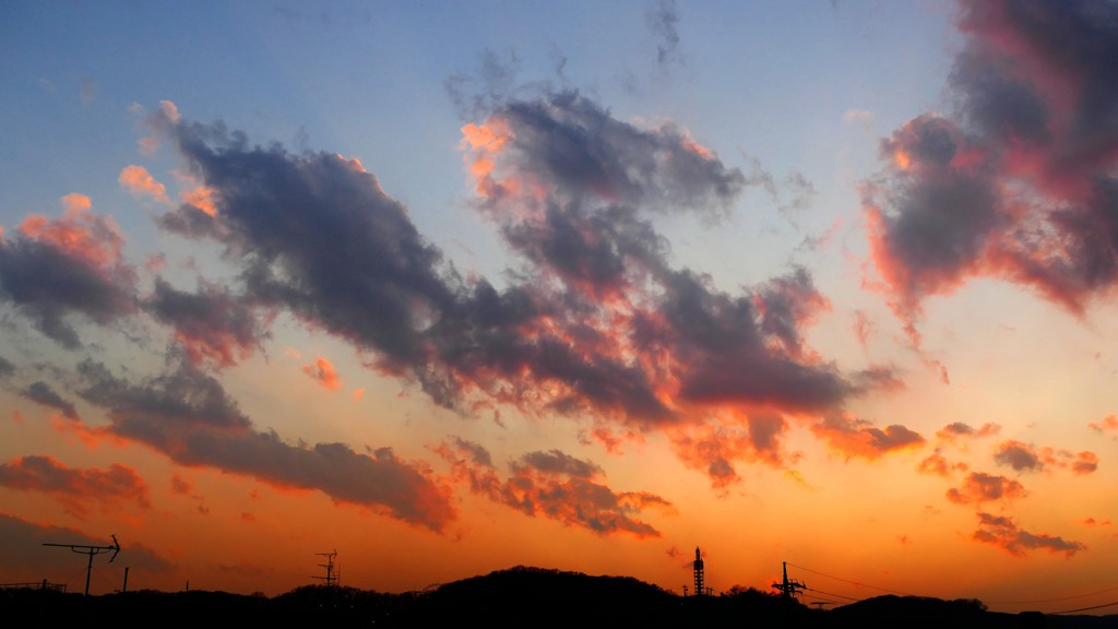 晦日の夕暮れ