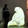 シロクマと外国人