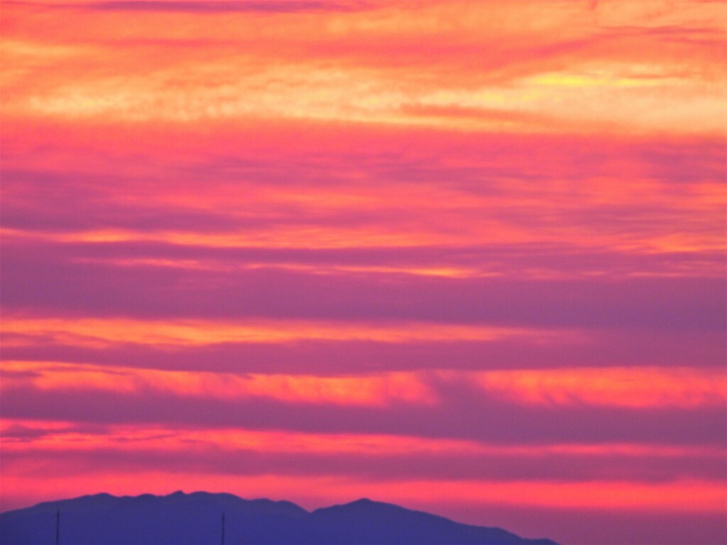 遠い夕焼け