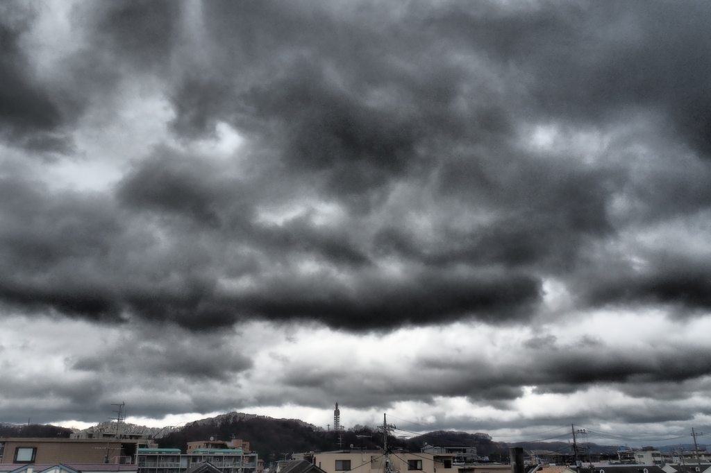 重い空