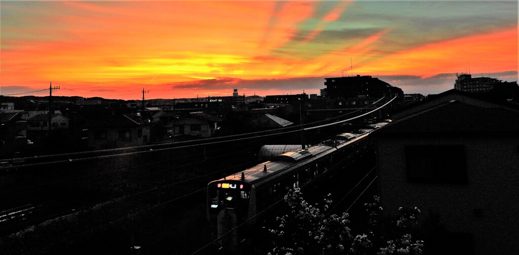 夕やけ南武線
