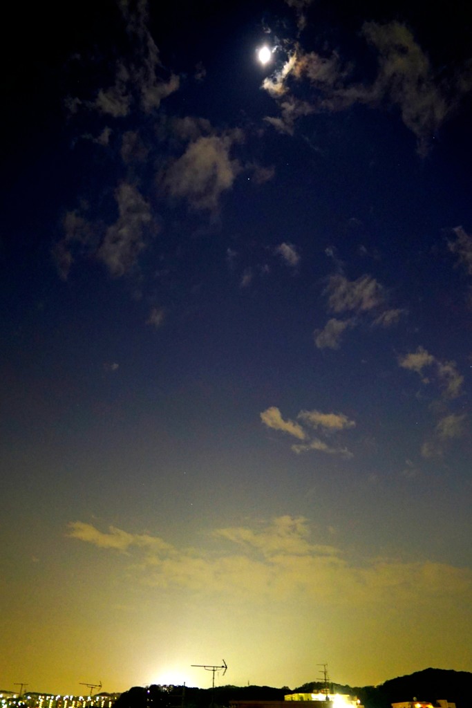 人工の夕焼け