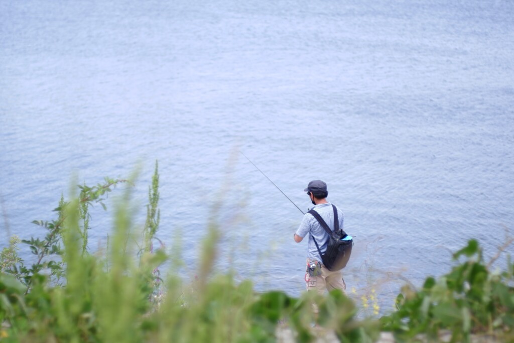 釣り人もチラホラ