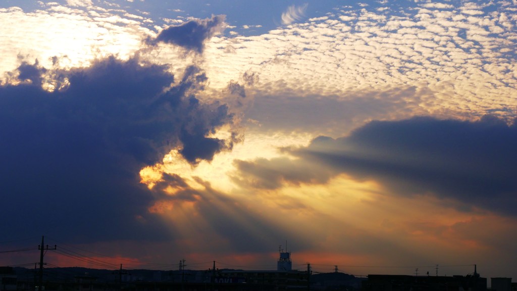 雲の遮光に感謝