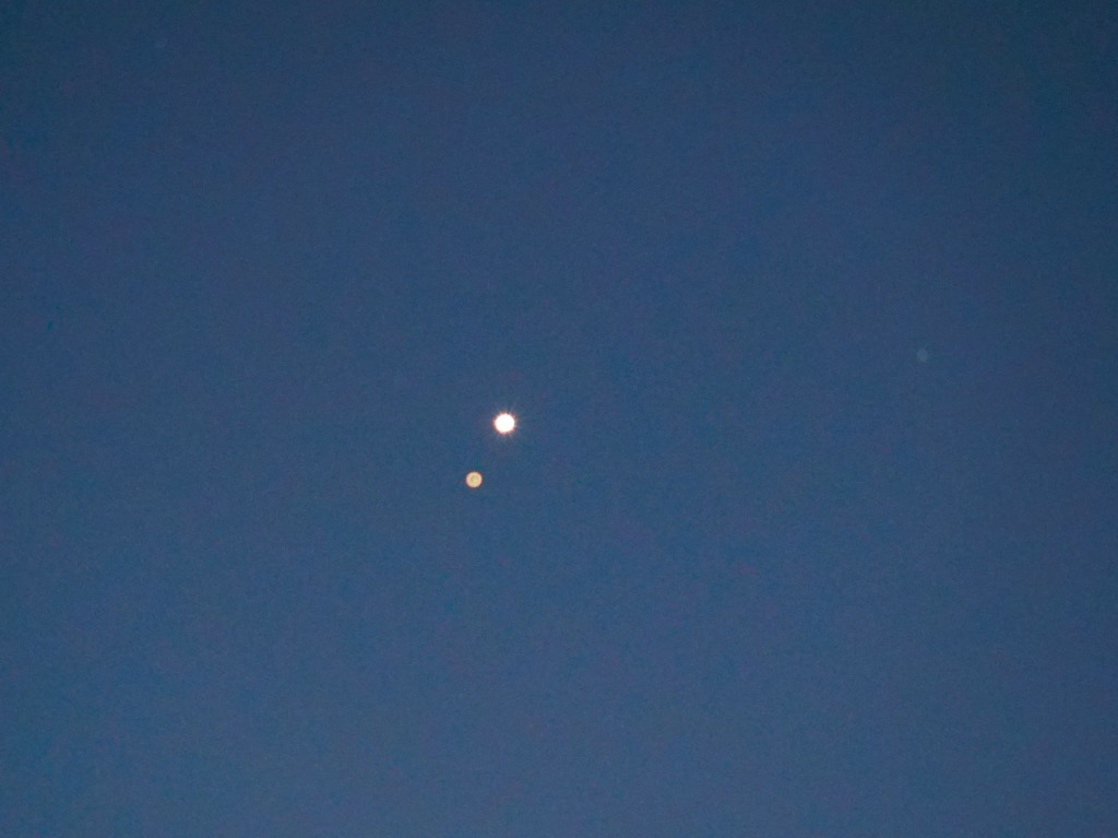 夜明けのビーナスとサターン