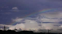 雷雨が上がって