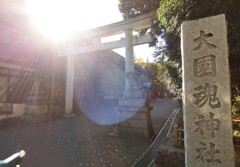 光さす大國魂神社
